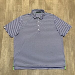 Polo by Ralph Lauren White and Blue Striped Polo
